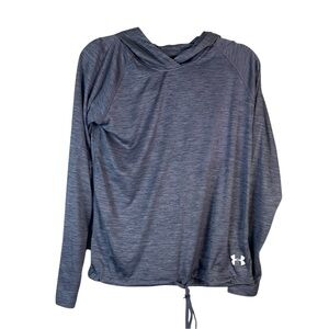 COPY - Under Armour Gray Long Sleeve Hoodie Light Weight Loose Fit Draw String …
